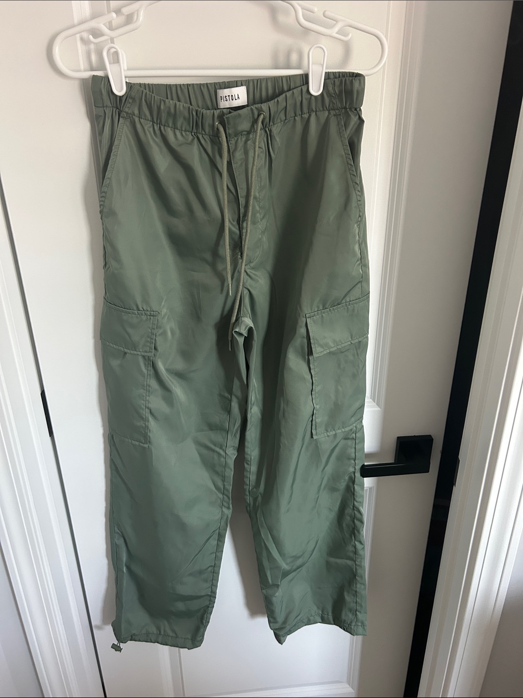 Pistola Men's Sage Green Cargo Trousers